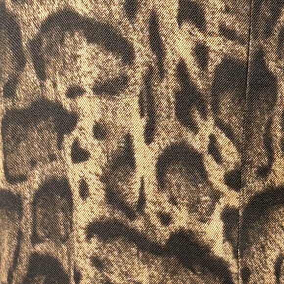 LAFAYETTE 148 NEW YORK Wool Animal Print Pencil Skirt Size 4 Petite - Picture 7 of 8